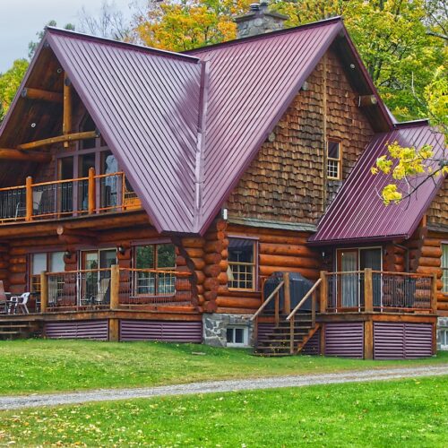 brown house